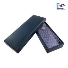 luxury black thick necktie packaging cardboard matte box